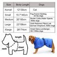 thumbnail image 2 of Dog Bathrobe Soft Super Absorbent Microfiber Dog Drying Towel Robe with Hood/Belt for Large,Medium,Small Dogs, 2 of 4