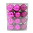thumbnail image 1 of Affordable Rates，24Pcs 3cm Plastic Christmas Tree Balls Baubles Home Party Hanging Ornaments, 1 of 6