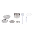 thumbnail image 4 of Lishi Kit de Capsules de Café Réutilisables en Acier Inoxydable avec Filtre, Brosse, Cuillère et Plaque de Pressage en Poudre - Compatible avec EDG DG325, 4 of 20