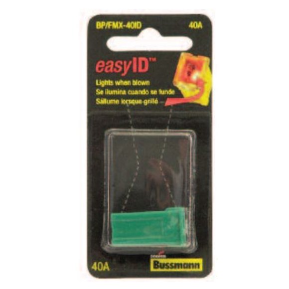 Bussman Fuse BP/FMX-30ID easyID; Female Type; FMX; 30 Amp; Single; With Blister Packaging