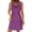 Purple, variant on QIUOMBBP Womens Satin Dresses Sleeveless Cowl Neck A Line Midi Sundress Summer Casual Cocktail Party Dress Black M