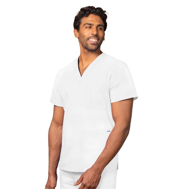 Adar Universal Unisex Scrubs - V-Neck Tunic Scrub Top