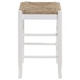 thumbnail image 3 of Boraam Square Rush Backless Counter Stool - Cream, 3 of 5