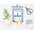 thumbnail image 3 of Darling Souvenir White Birthday Invitation Card 28 Pcs Fill or Write In Blank Invites Printable Party Supplies 5 x 7 Inches, 3 of 5