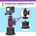 thumbnail image 3 of Car Windshield Suction Cup Mount for Insta360 ONE X3, X2, X, R, RS, GO 2, GoPro Hero Max Fusin 10 9 Accessories and DJI, 3 of 5