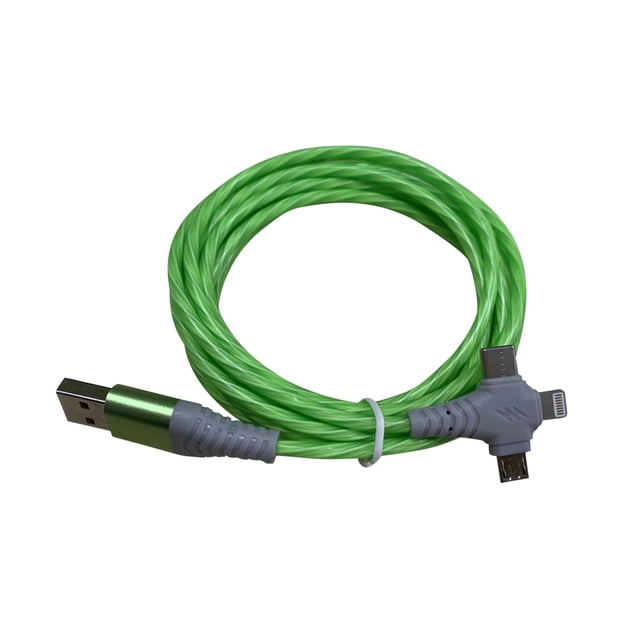 EGNMCR Fast Charging Three-in-one Retractable Usb Charging Cable For Android,, Type-c Data Cable data cable