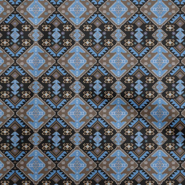 oneOone Polyester Spandex Black Fabric Asian Kilim Sewing Craft Projects Fabric Prints By Yard 56 Inch Wide