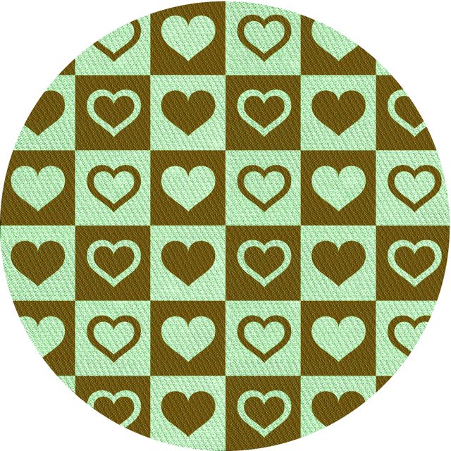 Ahgly Company Machine Washable Indoor Round Transitional Dark Bronze Brown Area Rugs, 3' Round