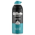 thumbnail image 1 of Gillette Foamy Sensitive Shave Foam For Men, Sensitive Skin, 1 of 15