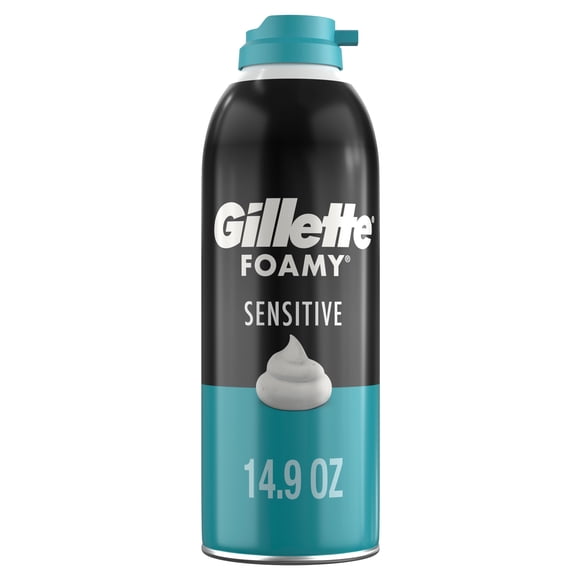 Mousse à raser pour hommes Gillette Foamy Peau sensible