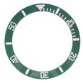 thumbnail image 2 of Watch Bezels Insert , Ceramic Watch Bezels Insert Beautiful  For Replacement White Character Black Back,Gold Character Black Back,White Character Green Back,Gold Character Green, 2 of 8