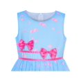 thumbnail image 4 of Girls Dress Blue Unicorn Flower Summer Sundress 9-10 Years, 4 of 8