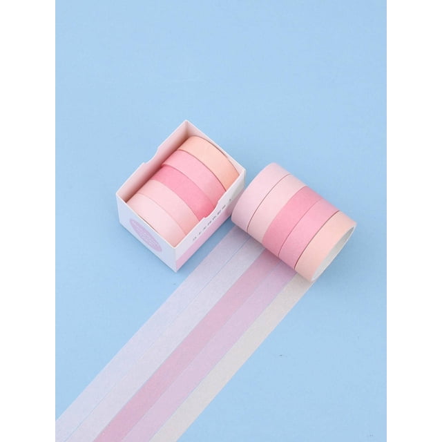 5pcs Mixed Pattern Washi Tape