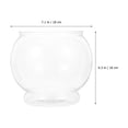 thumbnail image 3 of Miangastore Bol à Poisson en Plastique Petit Bac à Poisson Bac à Poisson de Bureau Bol à Poisson Rond Transparent, 3 of 8