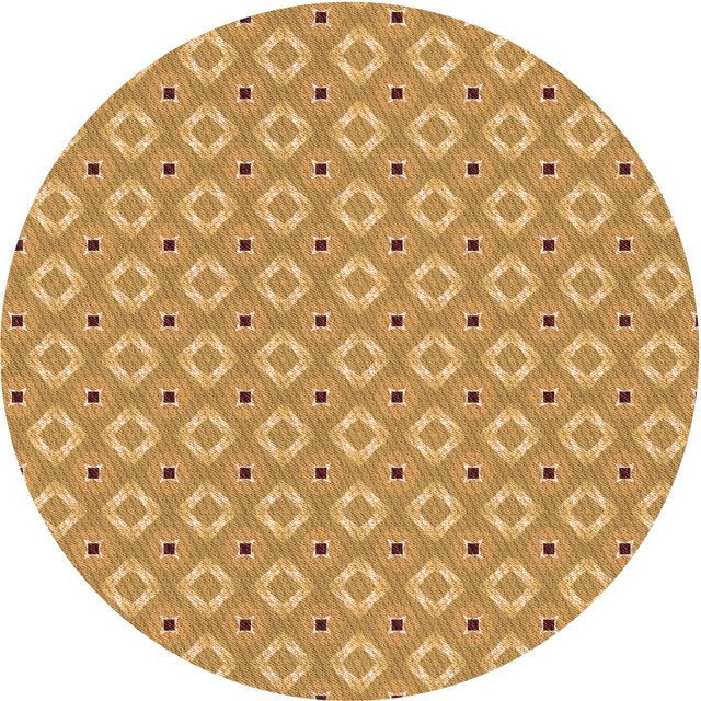 Ahgly Company Tapis d'Intérieur Lavable en Machine Carré Transitionnel Orange Bière, 3 Pieds Carré
