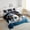Blue, variant on Erosebridal 3D Horse Comforter Sets Full Size, White Dandelion Comforters & Duvets, Rustic Lake Reversible Duvet Insert, Lightweight Room Decor, 3 Pieces