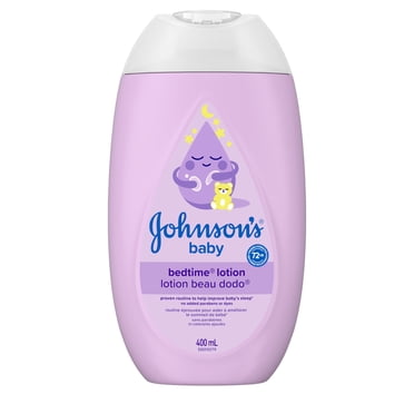 Johnson's Baby Bedtime Moisturizing Lotion and Cream for Dry Skin, 400 ml