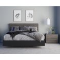 thumbnail image 1 of Nexera Ensemble de Chambre 3 Pcs avec Cadre de Lit, Gris, Grand, 1 of 7