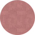 thumbnail image 1 of Ahgly Company Tapis d'Intérieur Ronds Transitionnels Rouges Lavables à la Machine, 4 Pieds Rond, 1 of 7