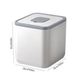 thumbnail image 3 of EGNMCR Gadgets de Cuisine, Protection contre les Marées Seau à Riz Scellé Boîte de Rangement Alimentaire pour la Maison Bocal de Rangement pour Riz Couvercle à Pression Conception Résistant aux Hautes Températures Peut Contenir 5 kg de Riz Seaux à Riz, 3 of 9