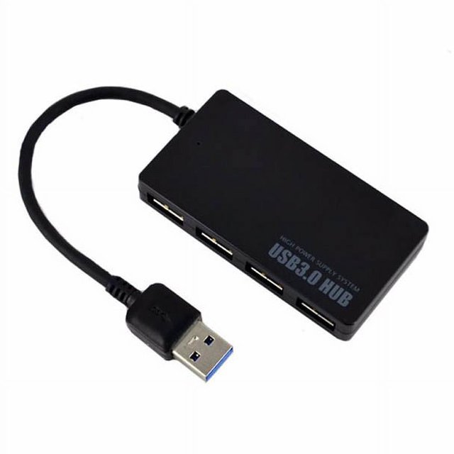 EGNMCR Vitesse 5Gbps 4 Ports USB 3.0 Adaptateur Hub Portable Compact pour PC Portable Hub mini