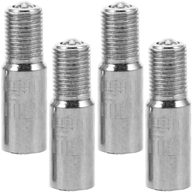 KAKOWELY valve stem extensions 4pcs Metal Valve Stem Extensions Tire Valve Extension Caps Valve Extender Tire Valve Caps Valve Stem Extender Tire Extension Valve