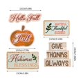 thumbnail image 3 of Automne Couches Plateau Décor L'action de Grâce Signe Ornement Ferme Automne Fournitures, 3 of 5