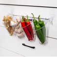 thumbnail image 2 of MesaSe Clear Refrigerator Organizer Bins Set of 5 Fridge Organizers Multifunctional Fridge Storage Bin BPA Free Organizer Clear Kitchen Side Door Cabinet Pantry Container handy, 2 of 7