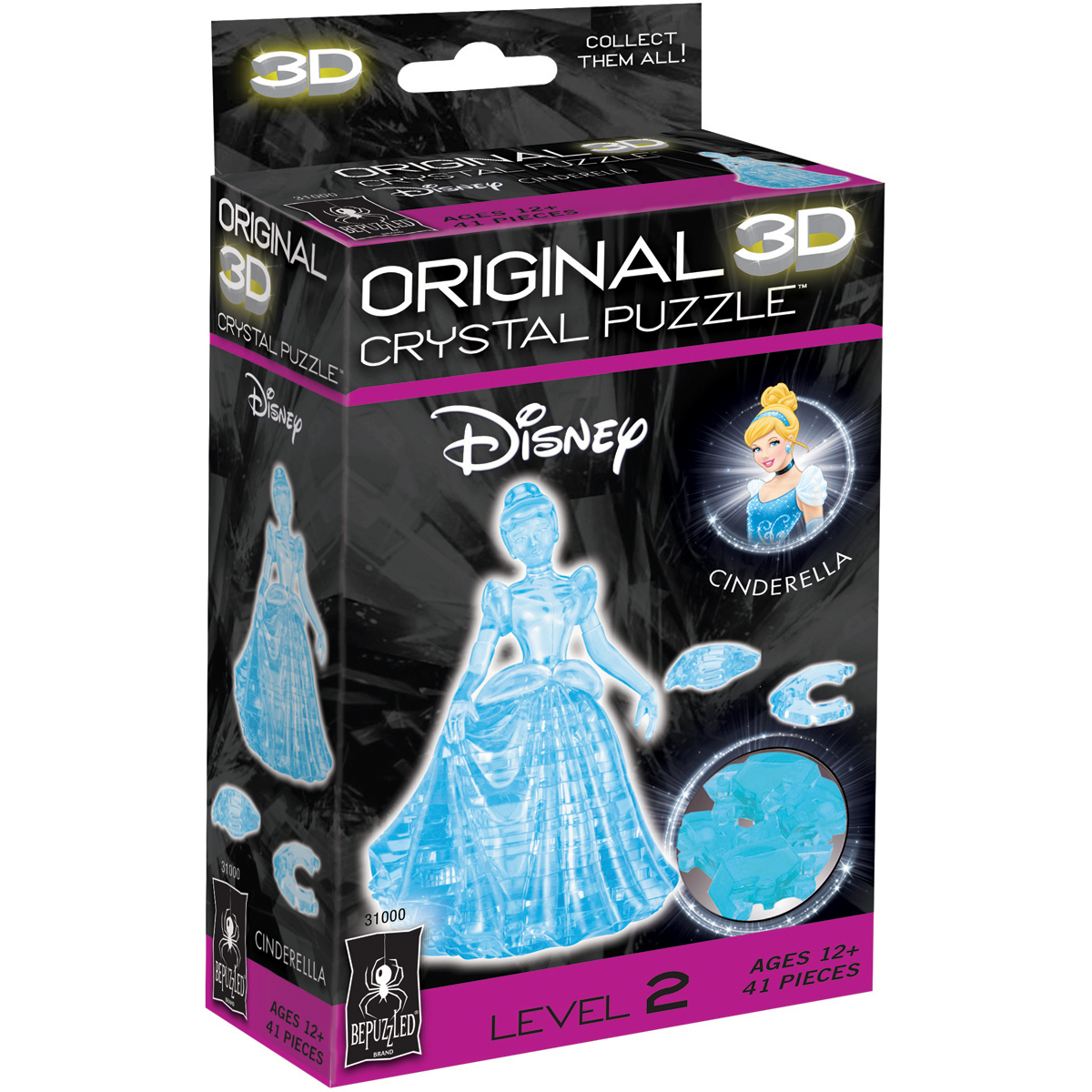 BePuzzled Licensed Cinderella 3D Puzzle