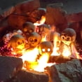 thumbnail image 1 of YIMWNYI 2Pcs Decorative Skull Ceramic Props, Halloween Party Decorations, Fire Pit Accessories, Reusable Burning Skull, Unique Home Décor, Realistic Fire Effects, 1 of 9