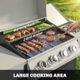 thumbnail image 4 of Outsunny 4+1 Burner Liquid Propane Gas Grill, Outdoor Portable BBQ Grill, 4 of 10