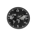 thumbnail image 1 of Round Mdf 13" Wall Clock (World Map), 1 of 2