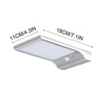 thumbnail image 2 of Lampe Murale Solaire 48 LED Lampe Murale Éclairage Extérieur Cour Garage Lampe Murale, 2 of 3