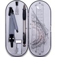 thumbnail image 1 of Boîte de Rangement Incassable, Ensemble de Boussoles de Géométrie avec Outils de Mathématiques Essentiels et Boussole Graphique, Parfait pour les Étudiants et les Enseignants, 1 of 6