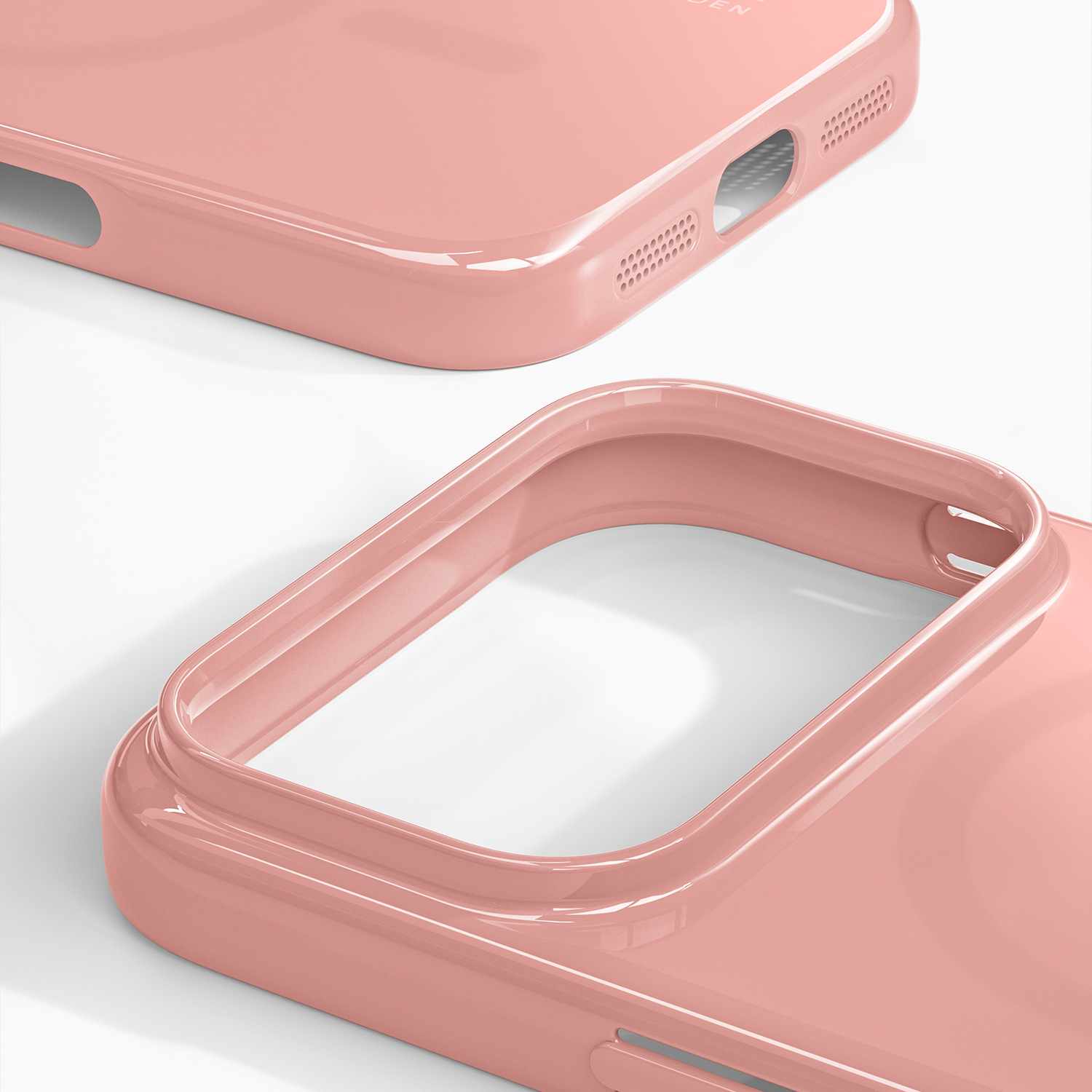 Ideal of Sweden Slim MagSafe Case Glossy Blush Pink for iPhone 17