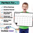 thumbnail image 4 of Penkiiy Drys Erasable Calendar, Magnetic Calendar For Fridge,Kitchen White Board Calendar For Refrigerator, Reusable Monthly Weekly Planner, With Eraser,Markers, 4 of 5