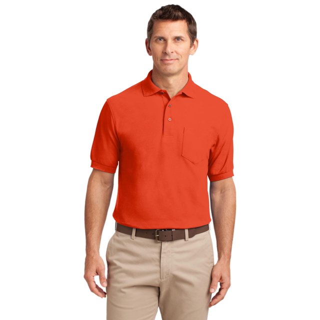 Port Authority Men's Silk Touch Polo with Pocket. K500P