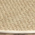 thumbnail image 5 of Safavieh Natural Fiber Collection NF114J Border Basketweave Seagrass Area Rug, 9' x 9' Round, Ivory, 5 of 5