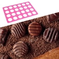 thumbnail image 2 of Round Silicone Chocolate Bakeware Set for DIY Kitchen Tools Cheese Cookie Stencil Baking Accessories, 2 of 4