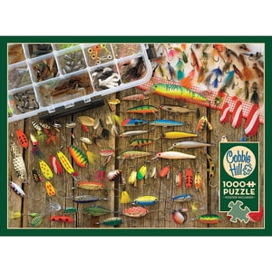 Cobble Hill Puzzle de puzzle - Les leurres de pêche, 1000 Puzzle de pièce