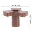 thumbnail image 2 of KAKOWELY 4PCS Microwave Turntable Coupler Microwave Rotating Core Turntable Roller1.38"X1.38"X0.79", 2 of 5