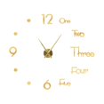 thumbnail image 2 of Affordablo 2025 Renter Friendly Tile Peel And Stick Clearance Wall Sticker Clock Simple Clock Mute Home Living Room Study Bedroom Wall Clock, 2 of 3