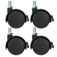 thumbnail image 3 of Furniture Caster,4Pcs PU Casters with Caster Cabinet Caster Remarkable Clarity, 3 of 14