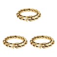 thumbnail image 4 of Thinsony Distinctive Gothic Punk Dragon Scale Bangle 48 inches Cool and Contemporary Gold 9.05 Inch 3Set, 4 of 6