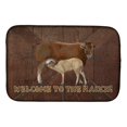 thumbnail image 1 of Carolines Treasures SB3084DDM Welcome to the Ranch With the Cow & Baby Dish Drying Mat, 1 of 4