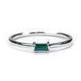 thumbnail image 4 of East-West Stackable Baguette Birthstone Ring - Garnet (January), 4 of 5