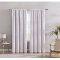 thumbnail image 1 of Swift Home Jacquard Clip Rod Pocket Single Window Panel, 1 of 3