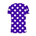 thumbnail image 4 of JDQJBZ T-Shirt à Manches Courtes pour Femmes Haut d'Été, Blouse Décontractée Ample de Mode pour Femmes Impression T-Shirt à Col en V Blouse T-Shirt Imprimé, 4 of 5