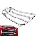 thumbnail image 2 of Motorbike Bracket Luggage Rack Luggage Holder For Piaggio For Vespa Sprint150 Chrome/Black, 2 of 7