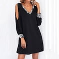thumbnail image 4 of Ketyyh-chn99 Robes Formelles pour Femmes Robe d'Été Robe Maxi Robe de Soirée Élégante Taille Haute Robe de Fête de Mariage Robe Longue Noir,2TG, 4 of 5